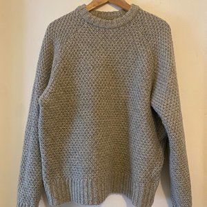 Taylor Stitch Fisherman Sweater in Heather Ash Size 40 (M)